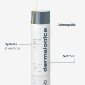 Oil To Foam Total Cleanser Dermalogica 250ml – Démaquillant & Nettoyant 2-en-1 Peau Parfaitement Propre
